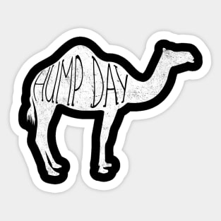 Hump Day Camel Silhouette Sticker